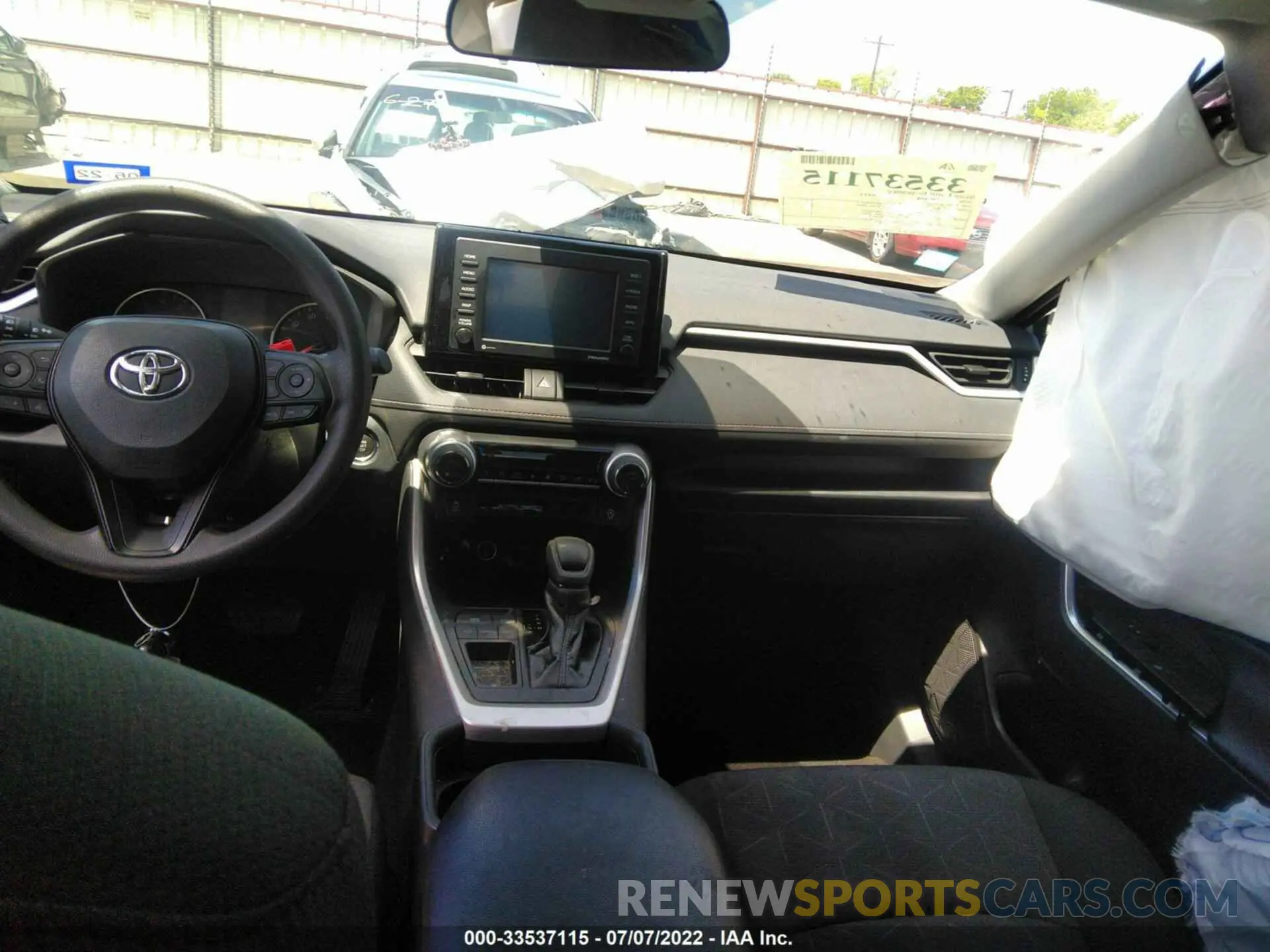 5 fotografías del automóvil dañado 2T3W1RFV6LC066519 TOYOTA RAV4 2020