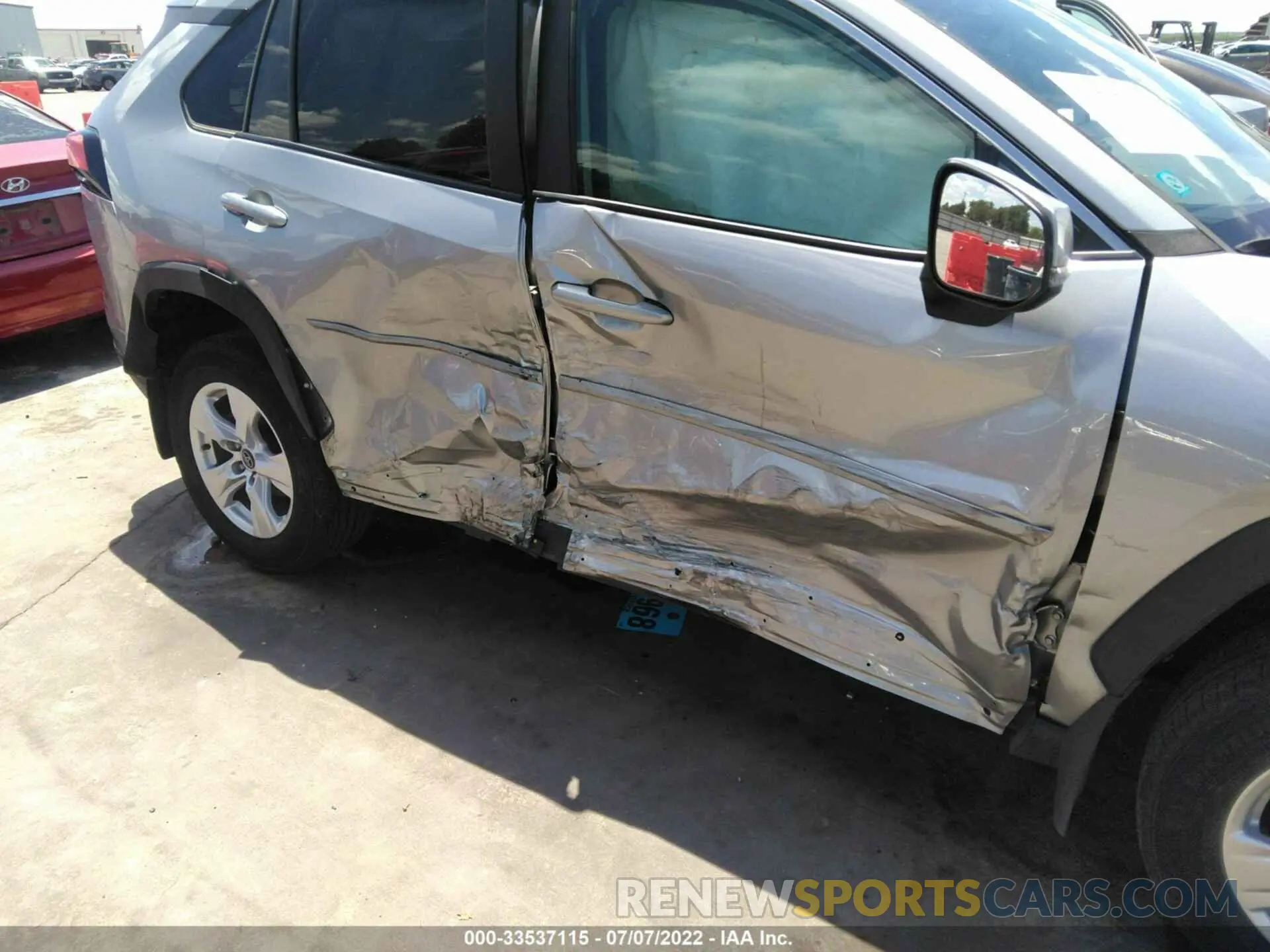 6 fotografías del automóvil dañado 2T3W1RFV6LC066519 TOYOTA RAV4 2020