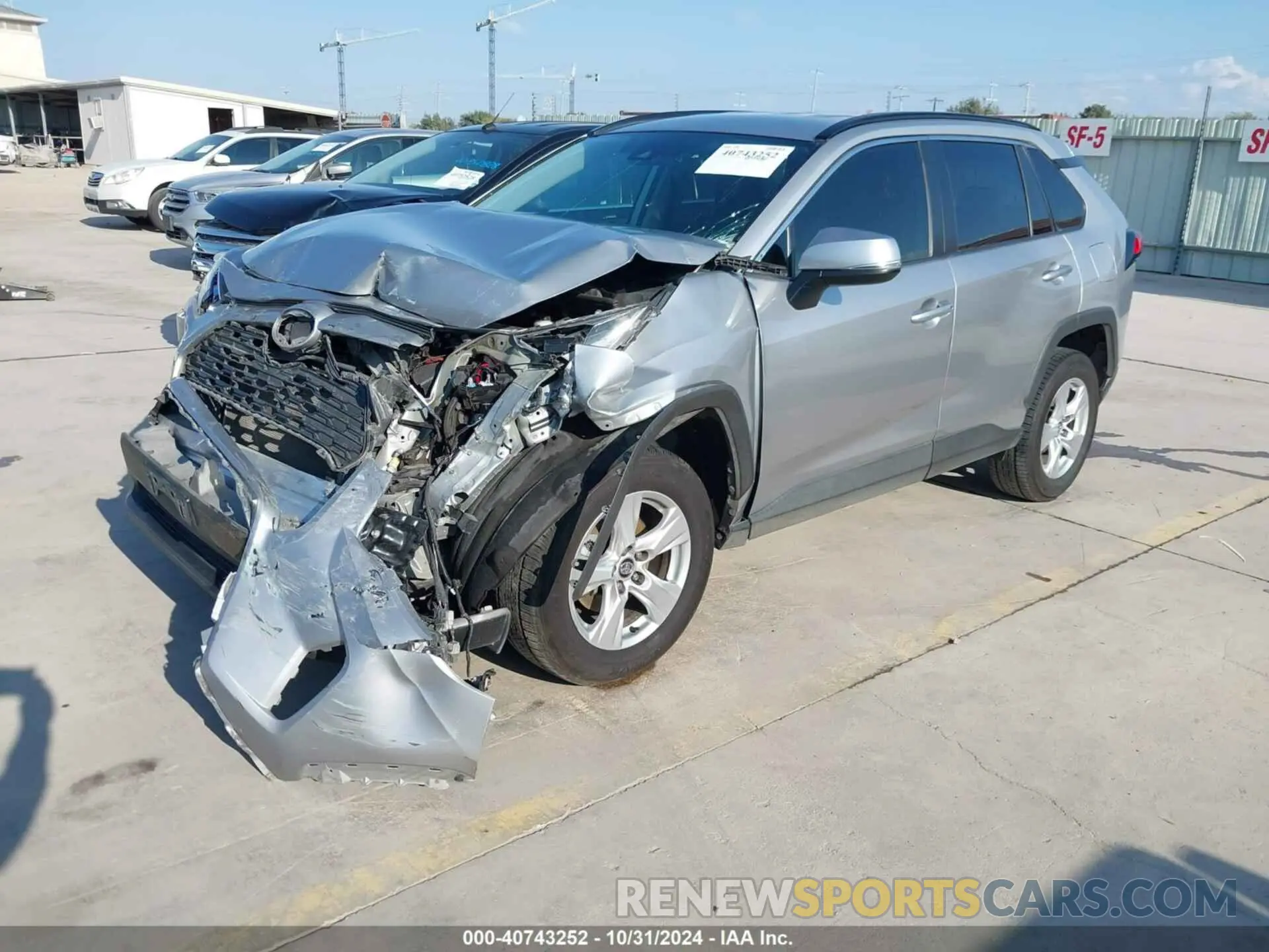 2 fotografías del automóvil dañado 2T3W1RFV6LW082072 TOYOTA RAV4 2020