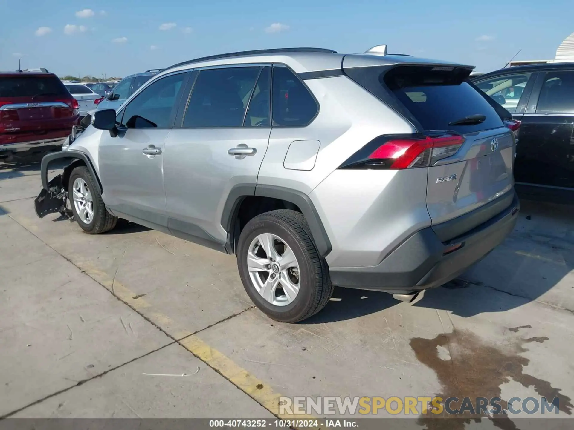 3 fotografías del automóvil dañado 2T3W1RFV6LW082072 TOYOTA RAV4 2020
