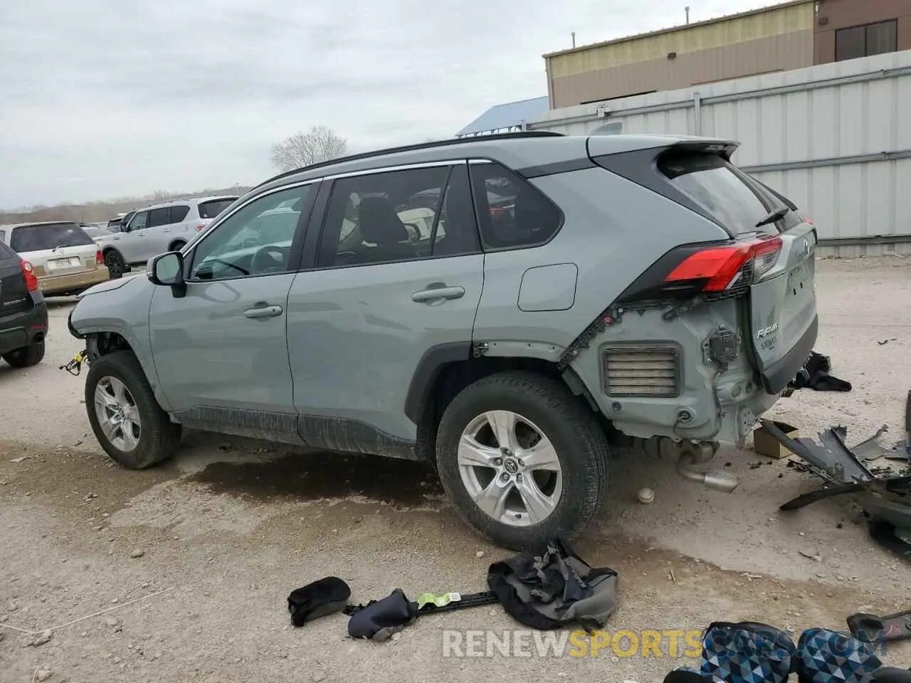 2 fotografías del automóvil dañado 2T3W1RFV7LC043878 TOYOTA RAV4 2020