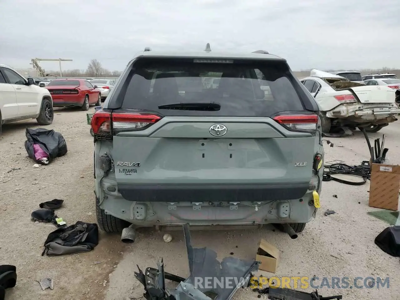 6 fotografías del automóvil dañado 2T3W1RFV7LC043878 TOYOTA RAV4 2020