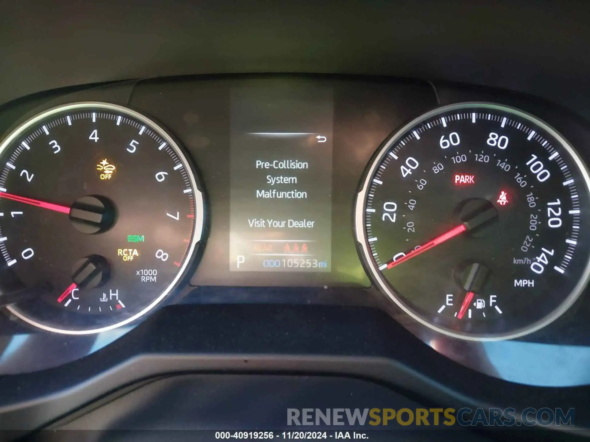 7 fotografías del automóvil dañado 2T3W1RFV7LC045954 TOYOTA RAV4 2020