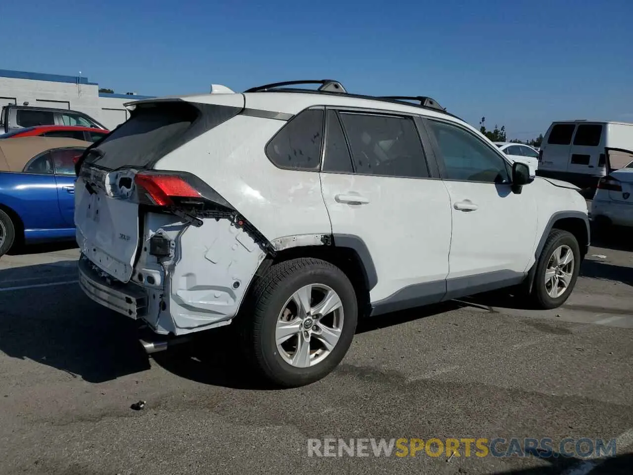3 fotografías del automóvil dañado 2T3W1RFV7LW062168 TOYOTA RAV4 2020