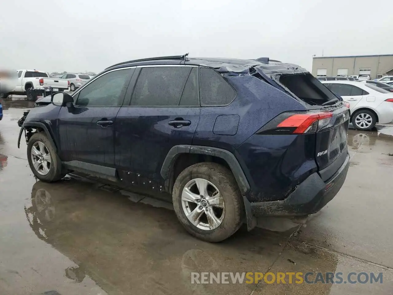 2 fotografías del automóvil dañado 2T3W1RFV7LW080766 TOYOTA RAV4 2020