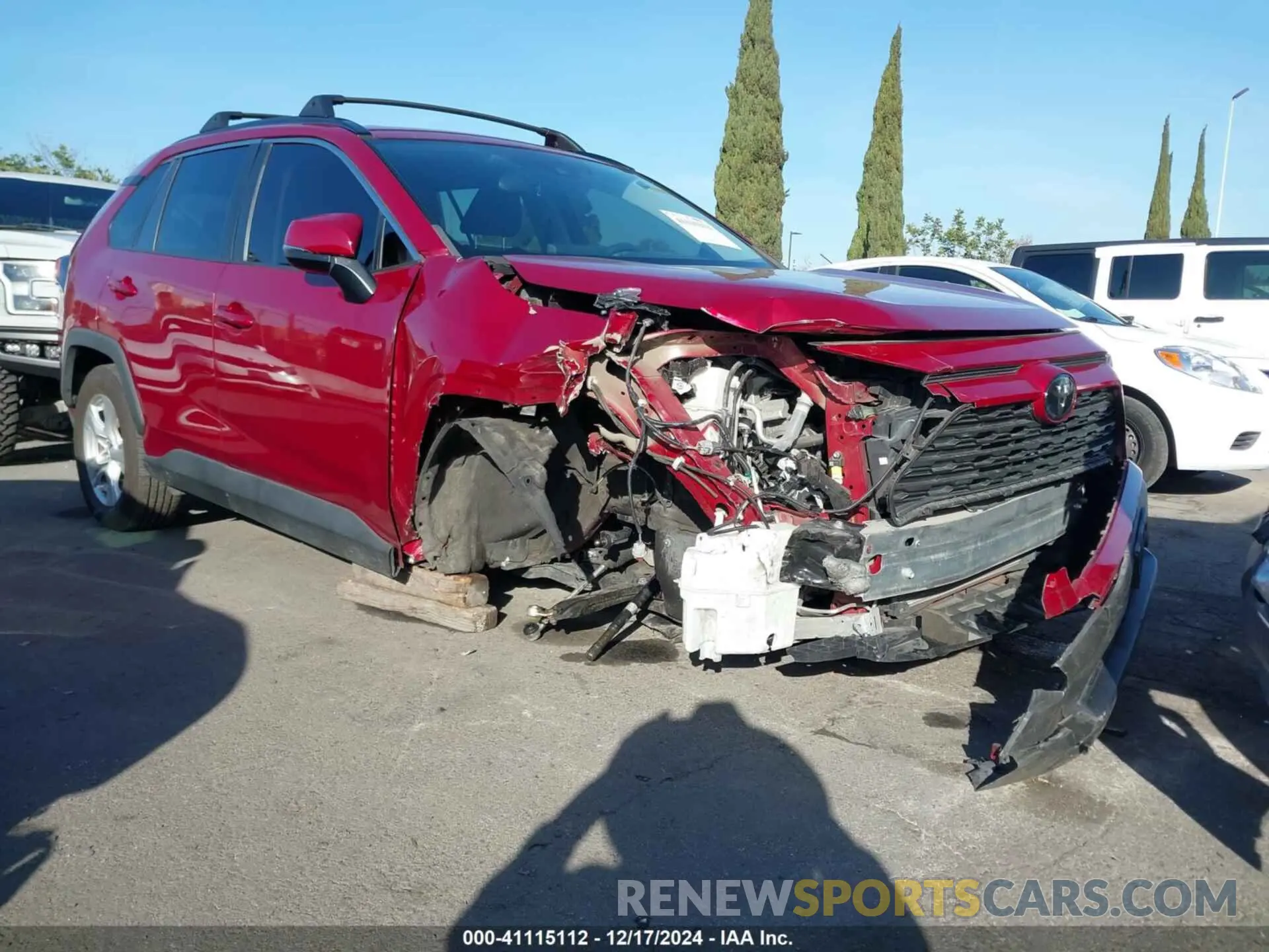 1 fotografías del automóvil dañado 2T3W1RFV7LW083425 TOYOTA RAV4 2020