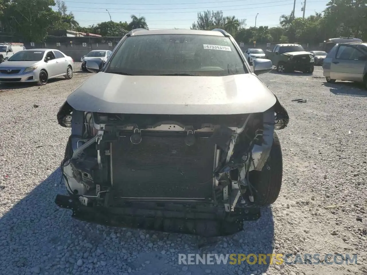 5 fotografías del automóvil dañado 2T3W1RFV8LC034719 TOYOTA RAV4 2020