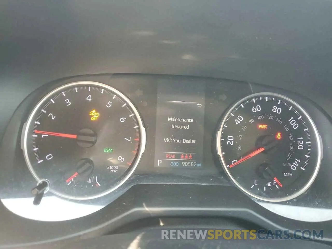 9 fotografías del automóvil dañado 2T3W1RFV8LC034719 TOYOTA RAV4 2020