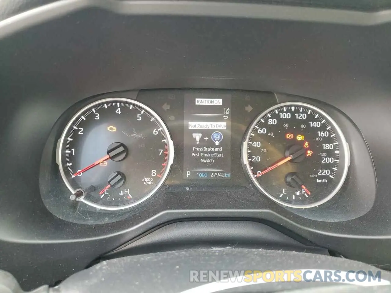 9 fotografías del automóvil dañado 2T3W1RFV8LC041590 TOYOTA RAV4 2020