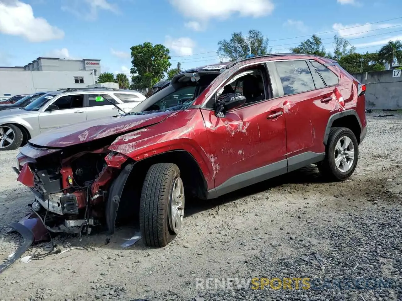 1 fotografías del automóvil dañado 2T3W1RFV8LC050483 TOYOTA RAV4 2020