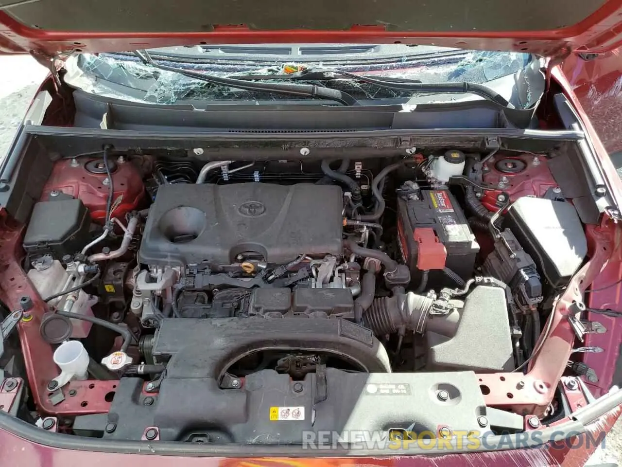 12 fotografías del automóvil dañado 2T3W1RFV8LC050483 TOYOTA RAV4 2020