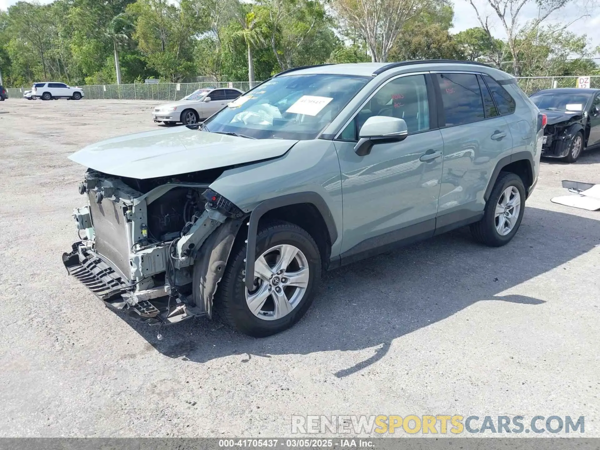 2 fotografías del automóvil dañado 2T3W1RFV8LC058714 TOYOTA RAV4 2020