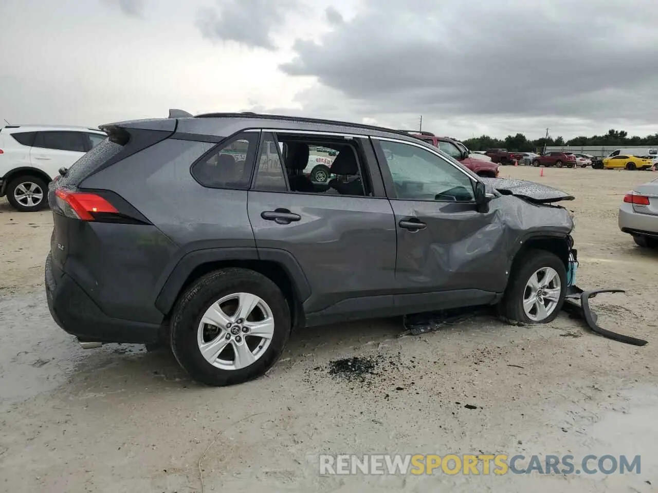 3 fotografías del automóvil dañado 2T3W1RFV8LC059295 TOYOTA RAV4 2020
