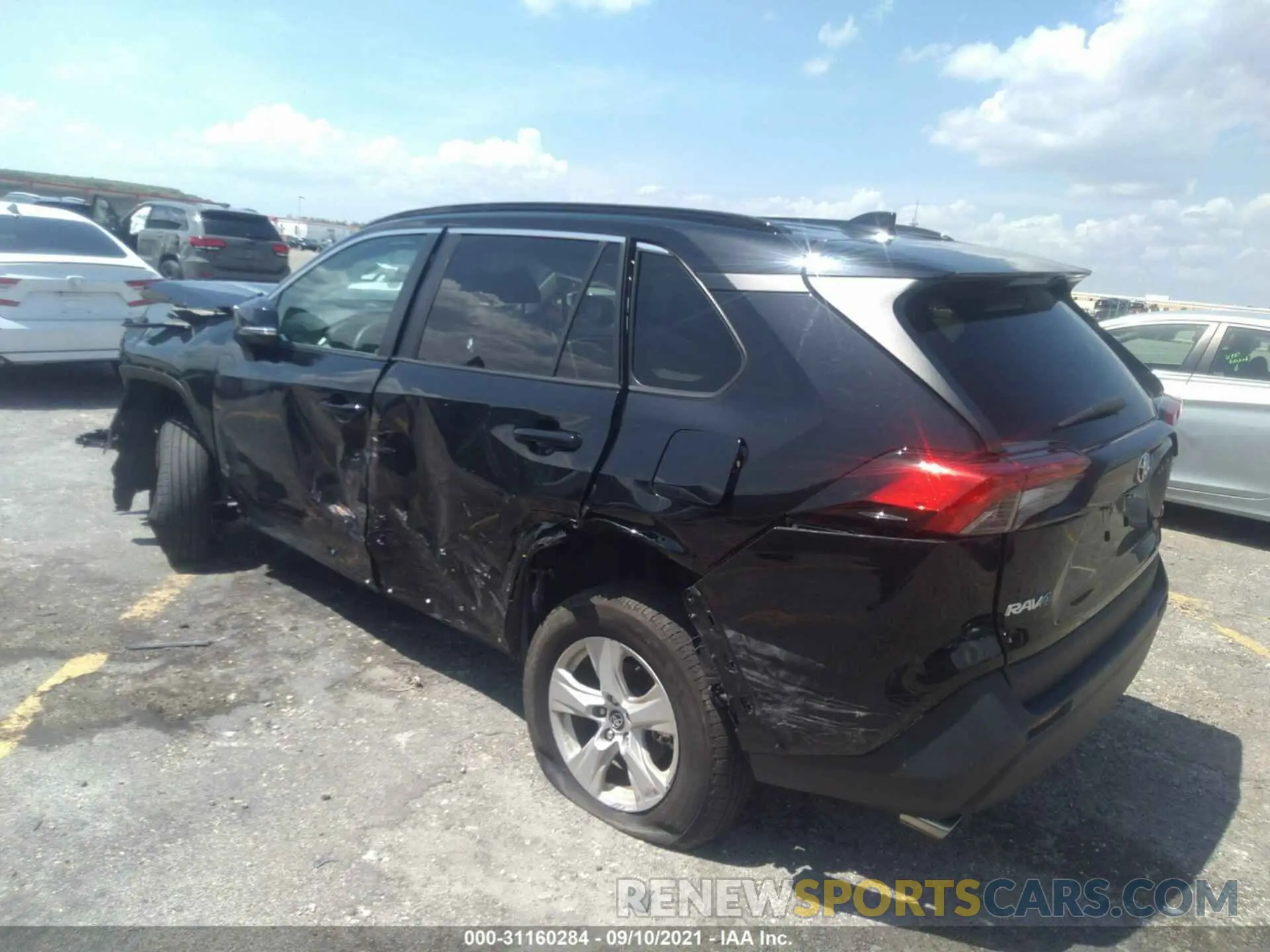 3 fotografías del automóvil dañado 2T3W1RFV8LC064884 TOYOTA RAV4 2020