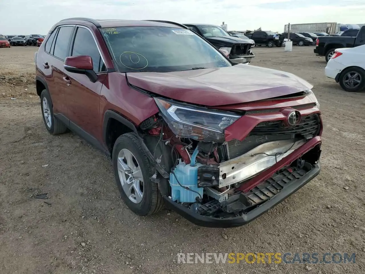 1 fotografías del automóvil dañado 2T3W1RFV8LW071221 TOYOTA RAV4 2020
