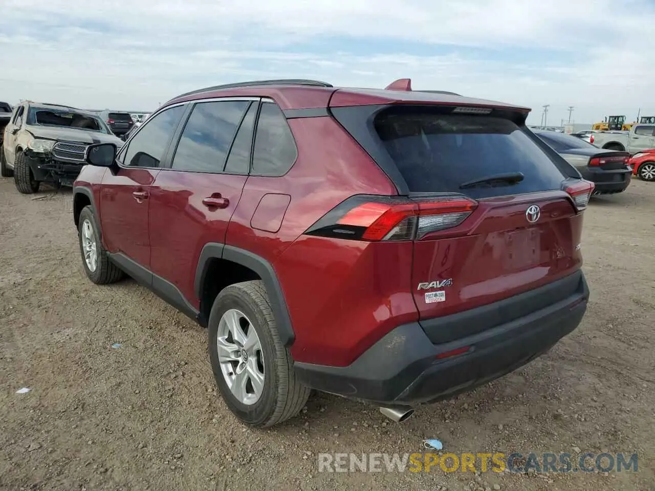 3 fotografías del automóvil dañado 2T3W1RFV8LW071221 TOYOTA RAV4 2020