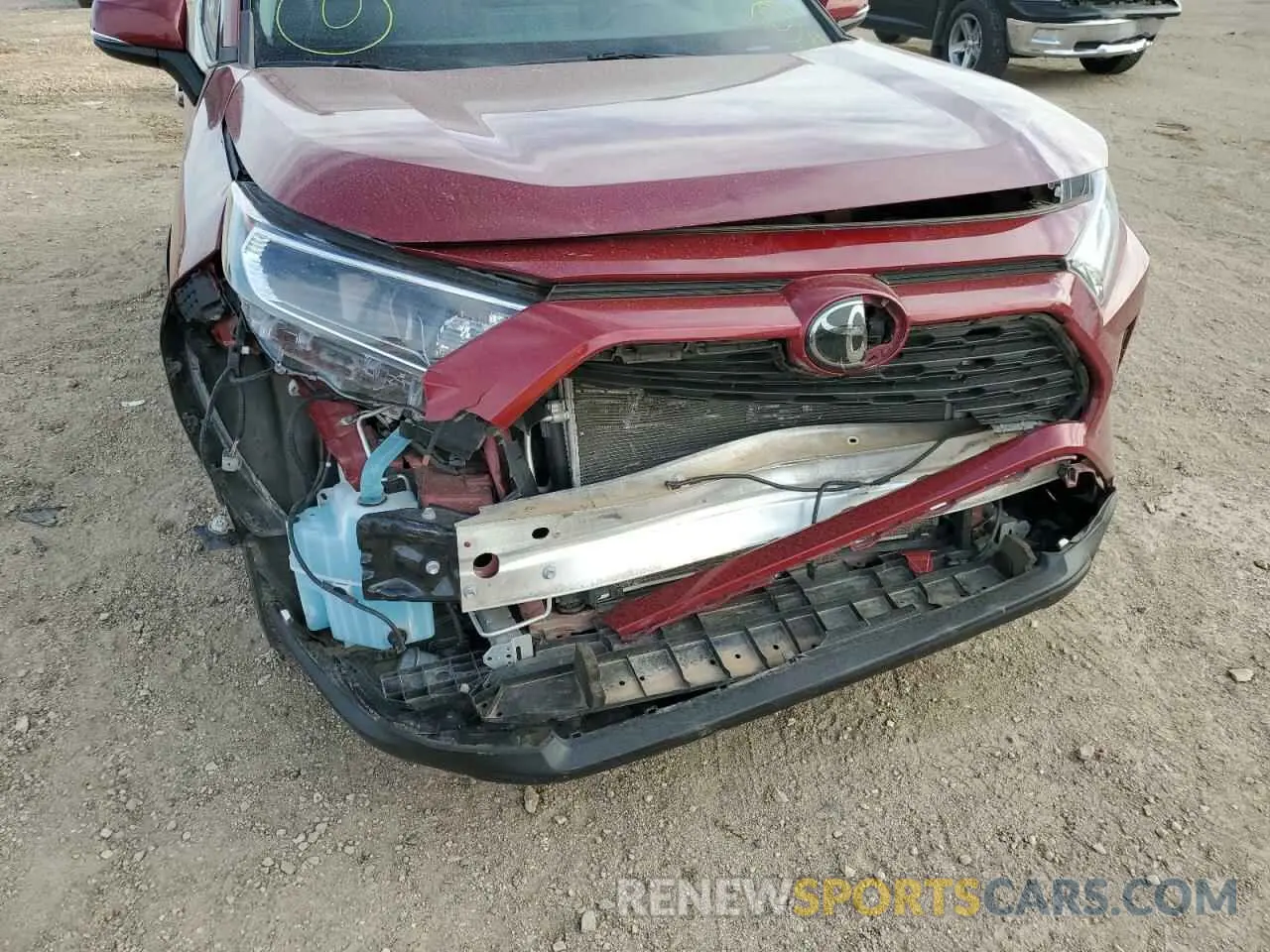9 fotografías del automóvil dañado 2T3W1RFV8LW071221 TOYOTA RAV4 2020