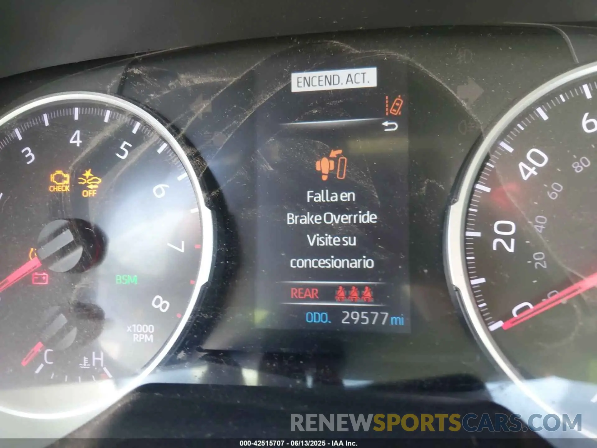 7 fotografías del automóvil dañado 2T3W1RFV8LW079304 TOYOTA RAV4 2020