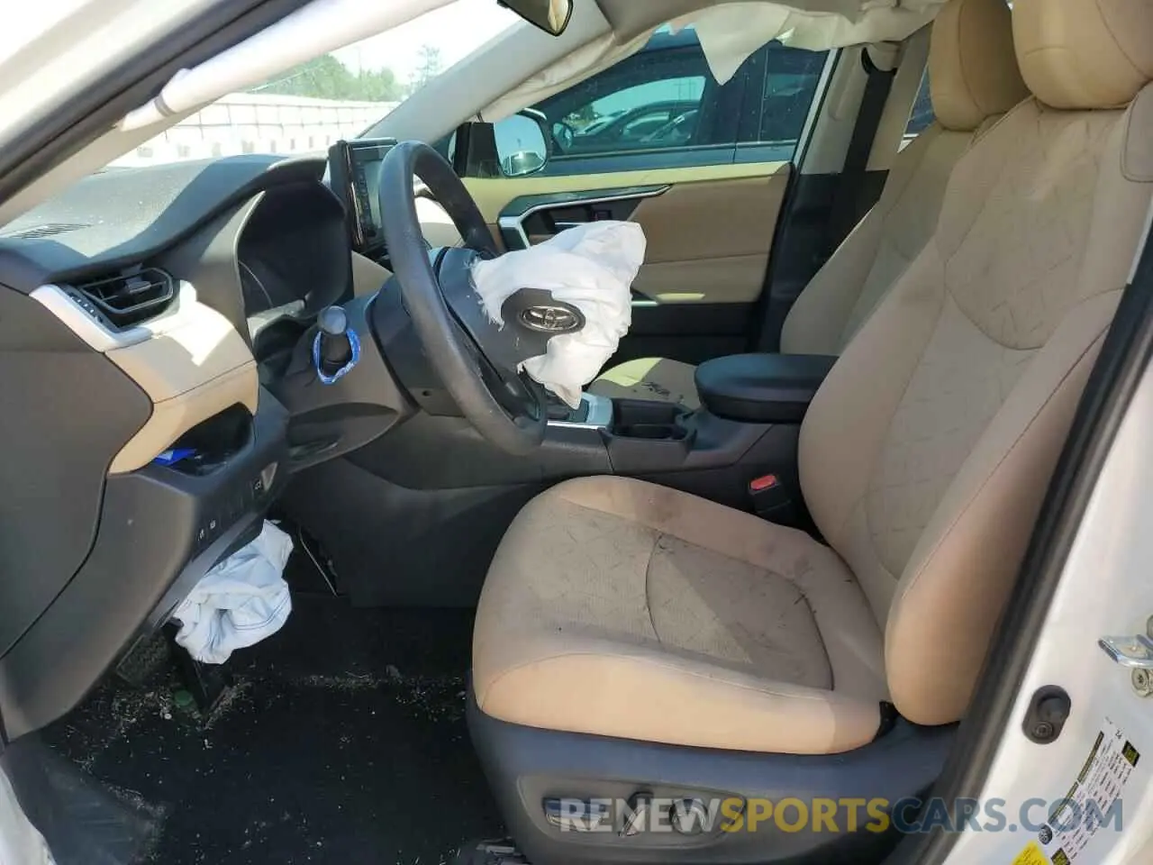 7 fotografías del automóvil dañado 2T3W1RFV8LW089721 TOYOTA RAV4 2020