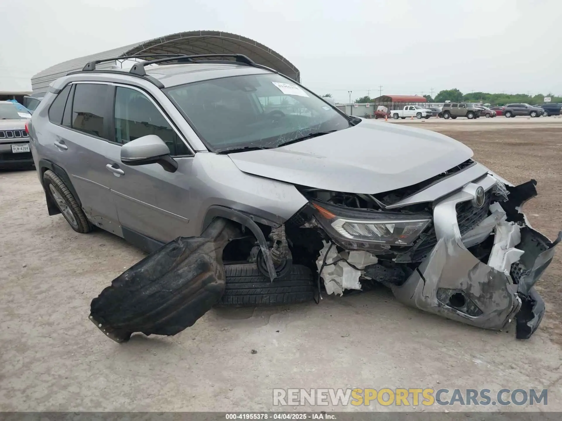 1 fotografías del automóvil dañado 2T3W1RFV9LC044725 TOYOTA RAV4 2020