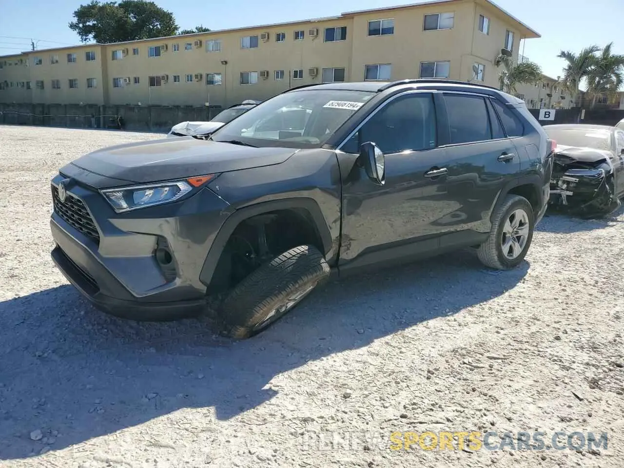 1 fotografías del automóvil dañado 2T3W1RFV9LC054221 TOYOTA RAV4 2020