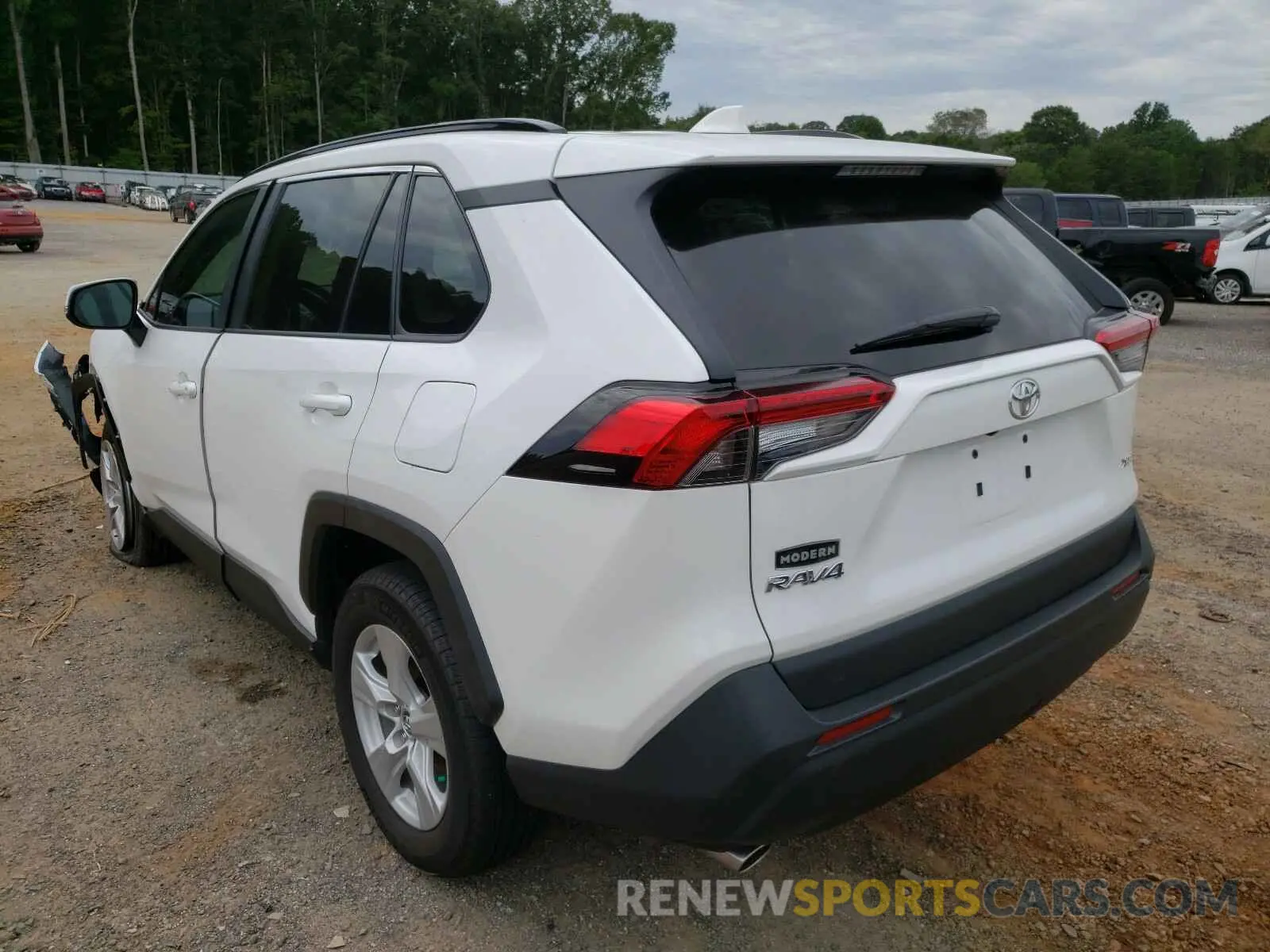 3 fotografías del automóvil dañado 2T3W1RFV9LC061699 TOYOTA RAV4 2020