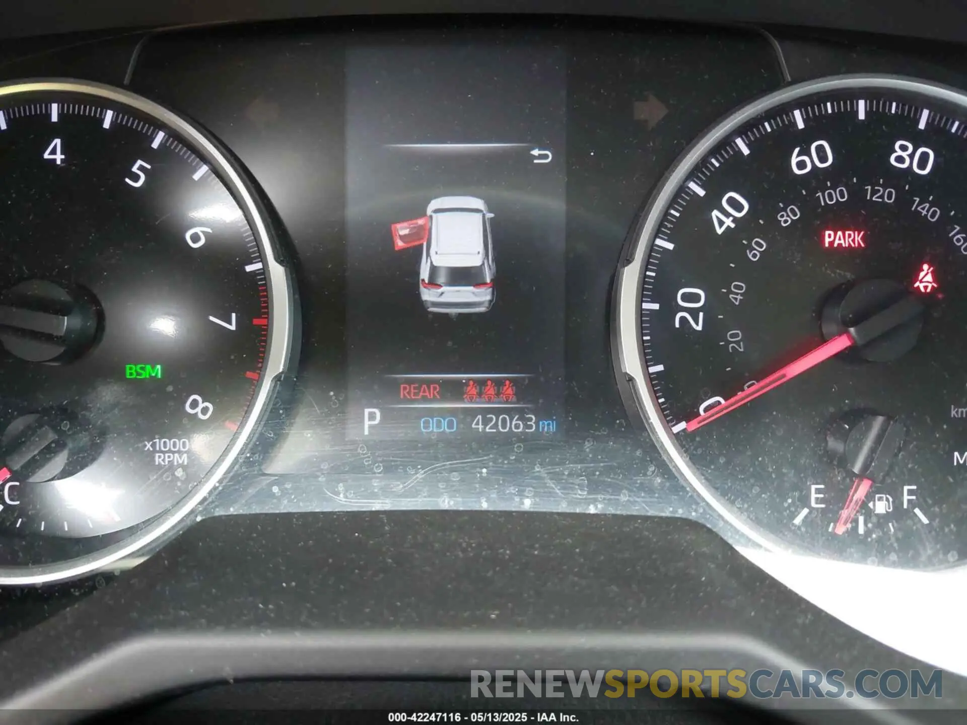 7 fotografías del automóvil dañado 2T3W1RFV9LW096242 TOYOTA RAV4 2020