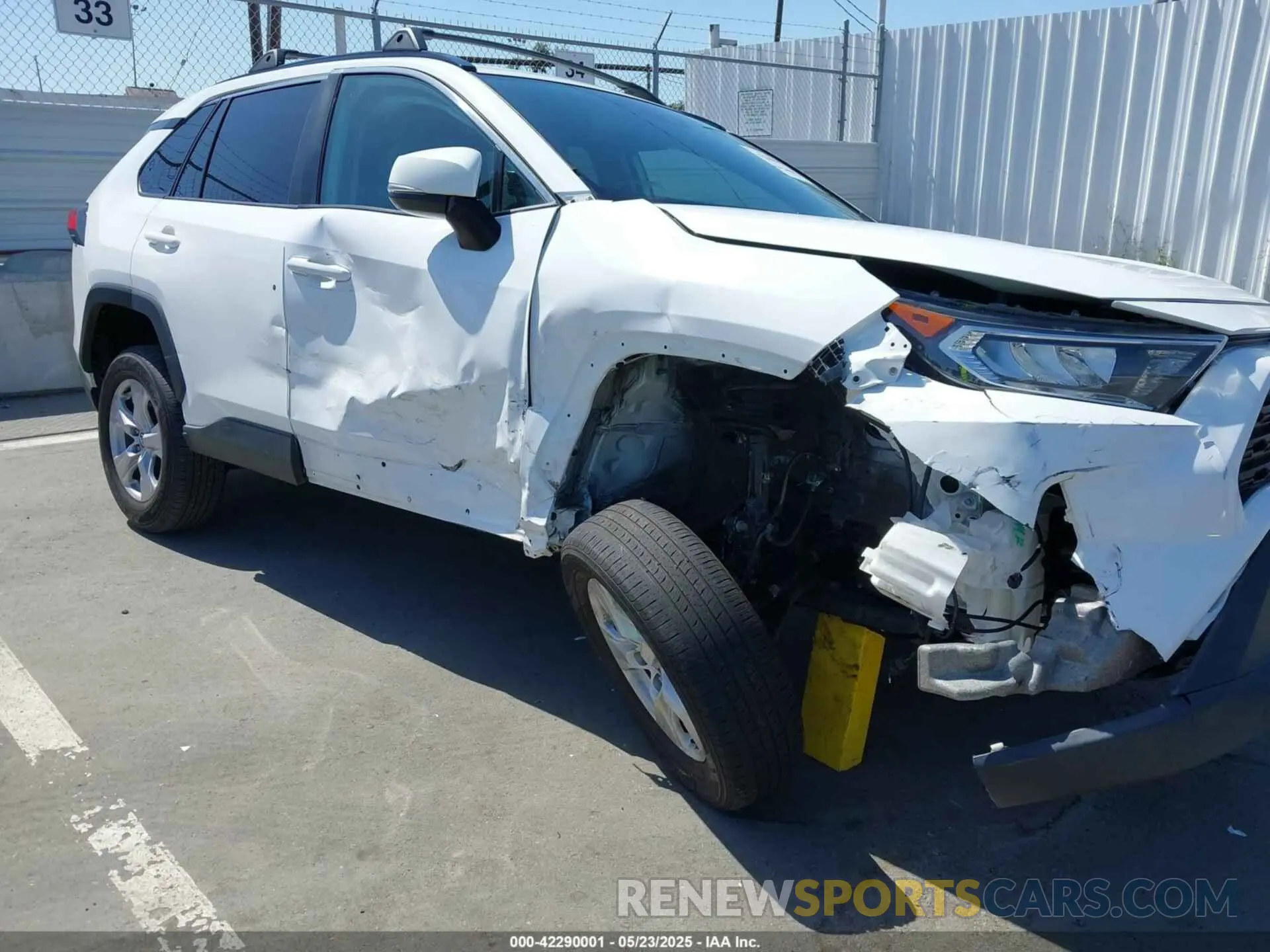 6 fotografías del automóvil dañado 2T3W1RFVXLC040120 TOYOTA RAV4 2020
