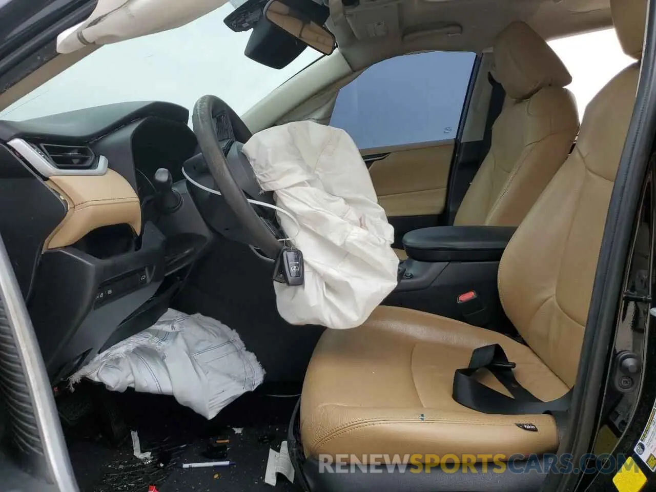 7 fotografías del automóvil dañado 2T3W1RFVXLC069553 TOYOTA RAV4 2020