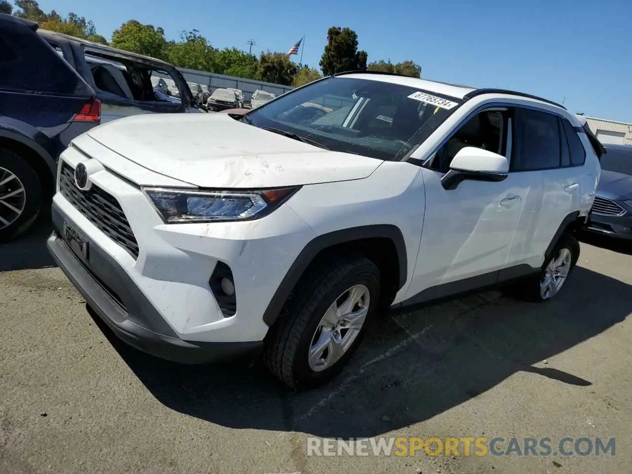 1 fotografías del automóvil dañado 2T3W1RFVXLW076047 TOYOTA RAV4 2020