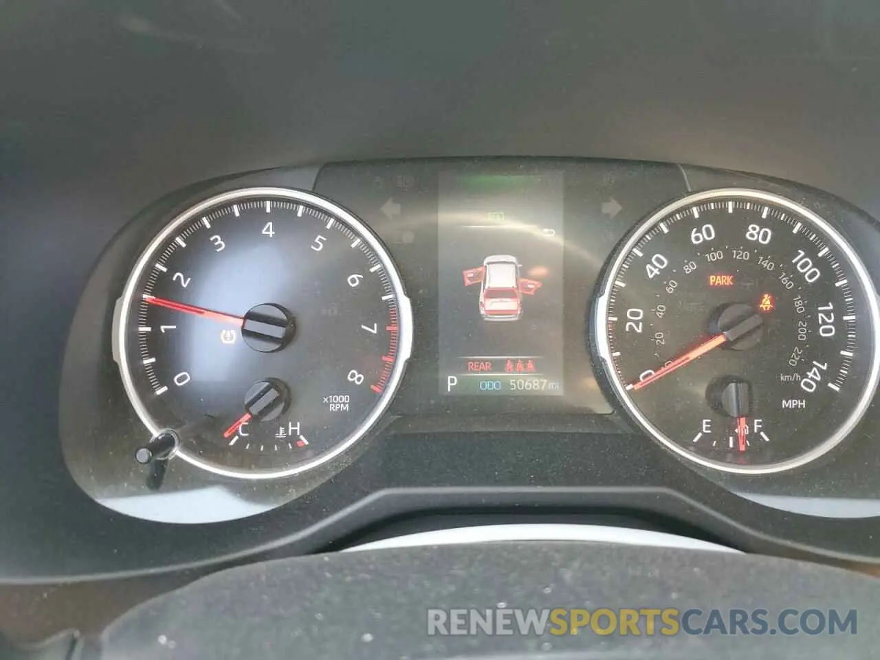 9 fotografías del automóvil dañado 2T3W1RFVXLW076047 TOYOTA RAV4 2020