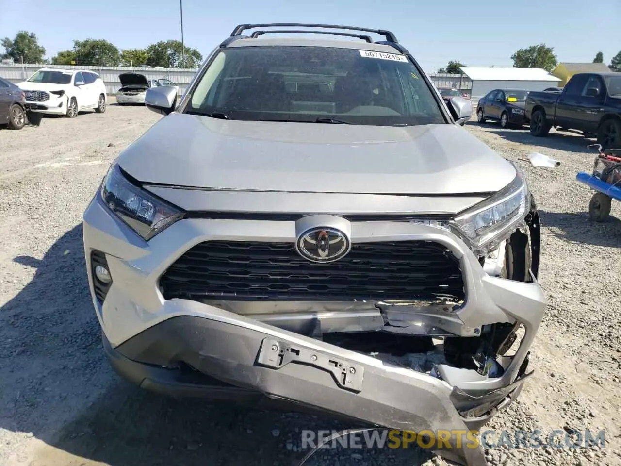 5 fotografías del automóvil dañado 2T3W1RFVXLW084911 TOYOTA RAV4 2020