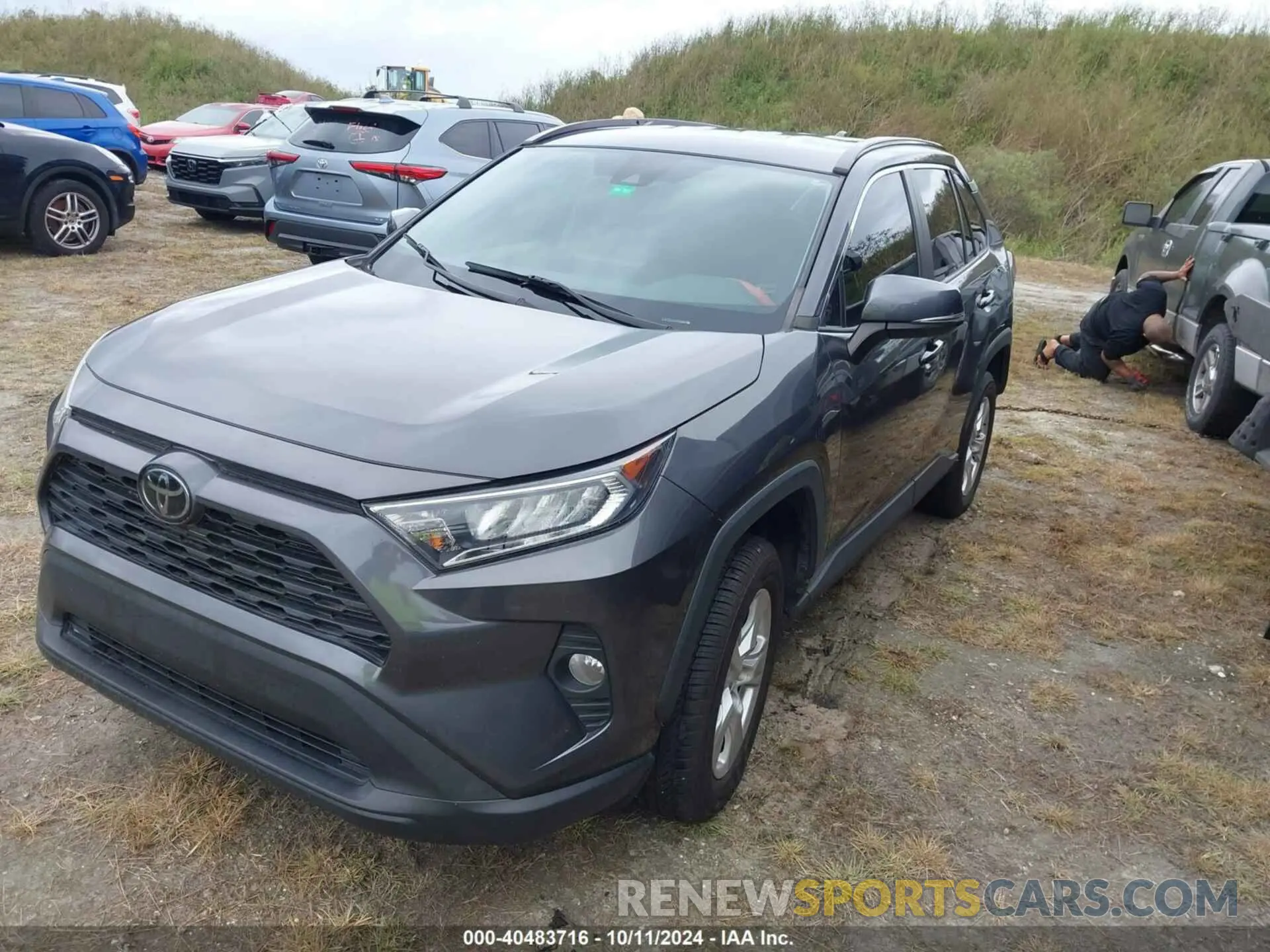 2 fotografías del automóvil dañado 2T3W1RFVXLW092541 TOYOTA RAV4 2020