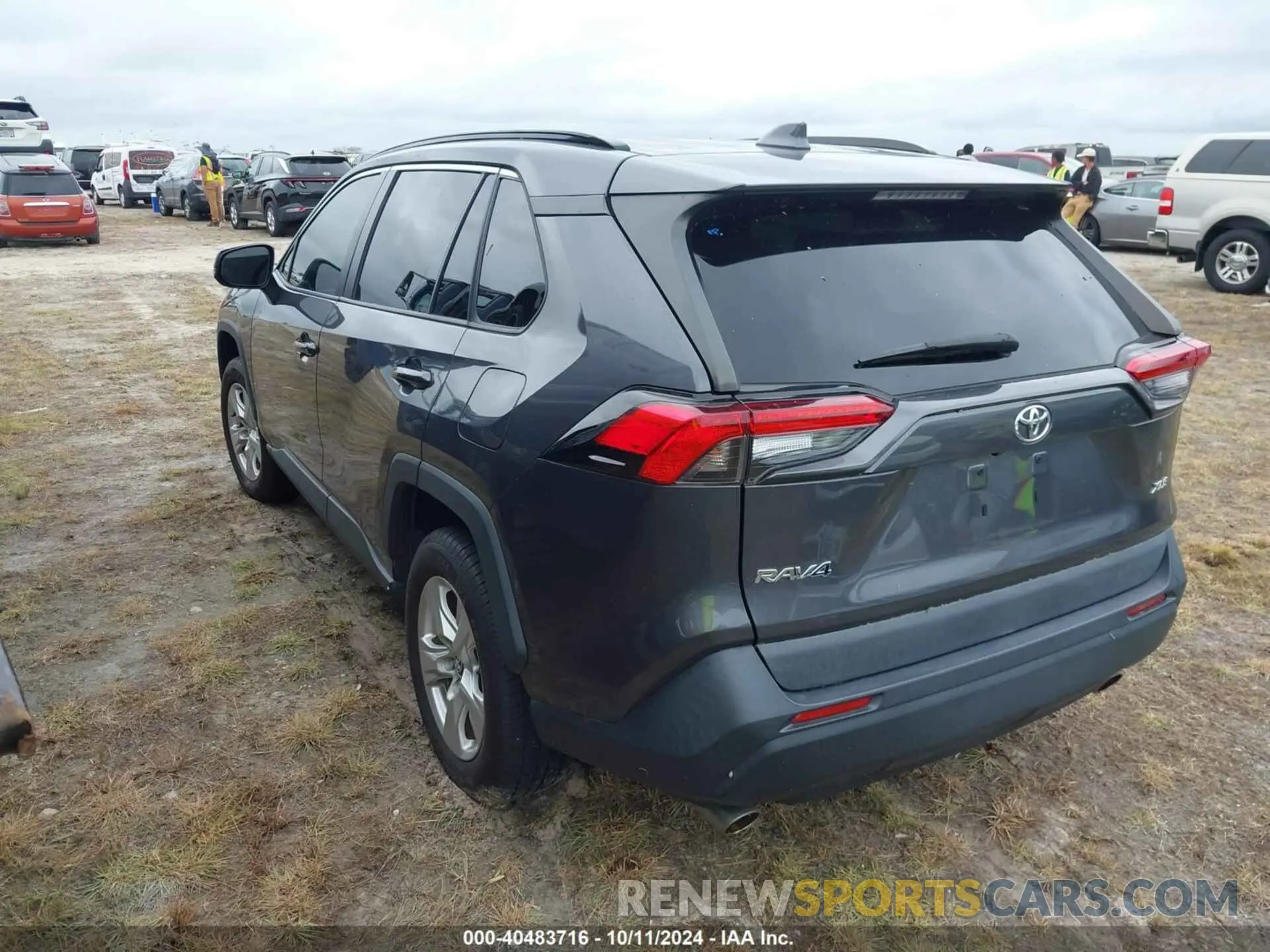 3 fotografías del automóvil dañado 2T3W1RFVXLW092541 TOYOTA RAV4 2020