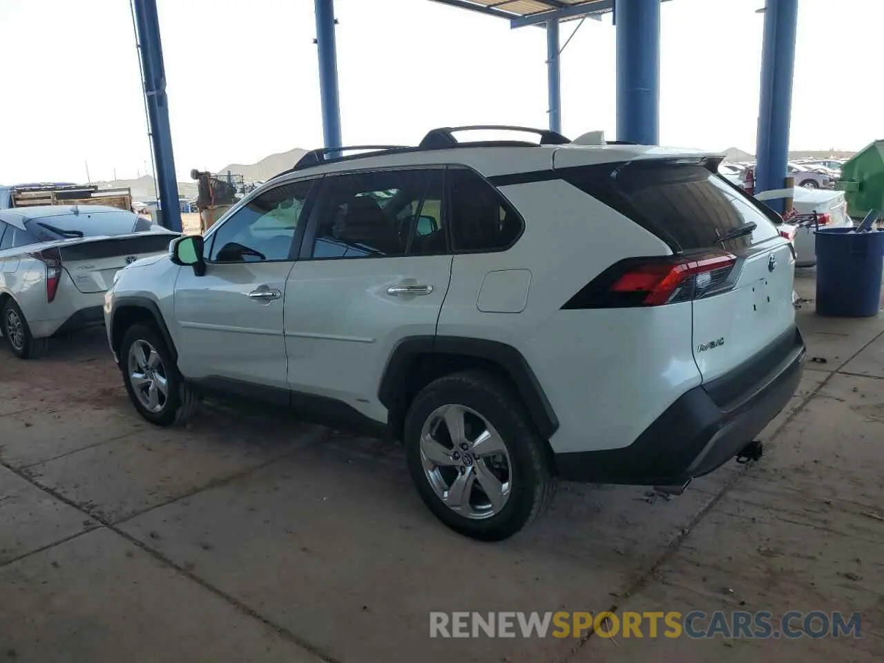 2 fotografías del automóvil dañado 4T3DWRFV3LU008505 TOYOTA RAV4 2020