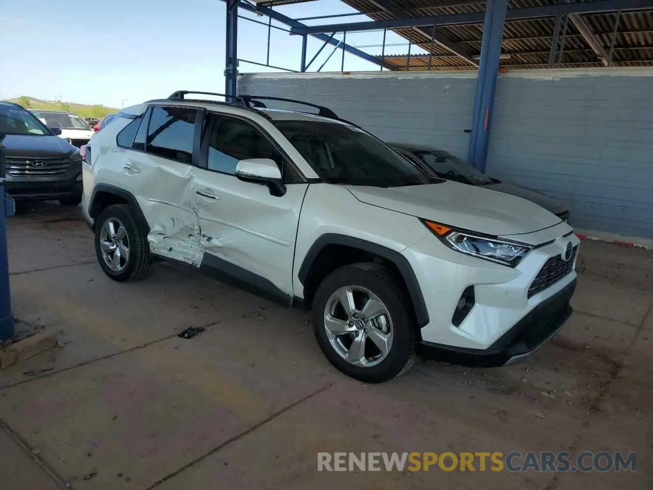 4 fotografías del automóvil dañado 4T3DWRFV3LU008505 TOYOTA RAV4 2020
