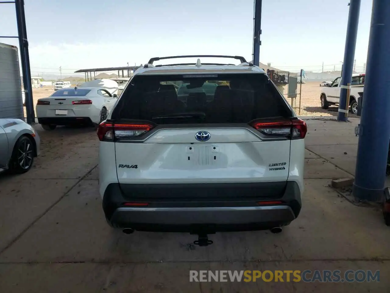 6 fotografías del automóvil dañado 4T3DWRFV3LU008505 TOYOTA RAV4 2020