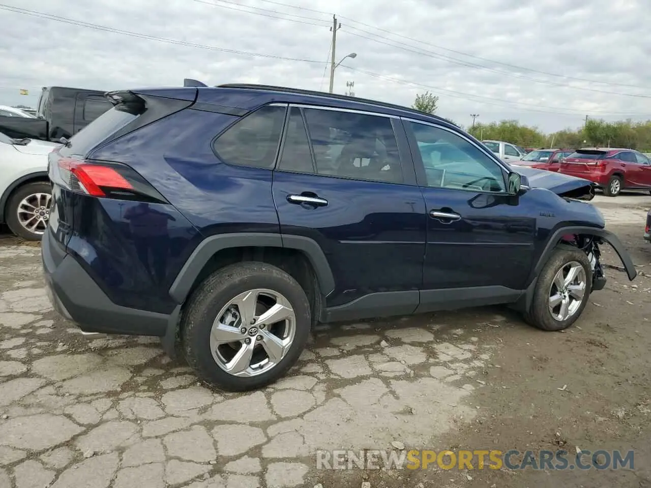 3 fotografías del automóvil dañado 4T3DWRFV8LU010251 TOYOTA RAV4 2020