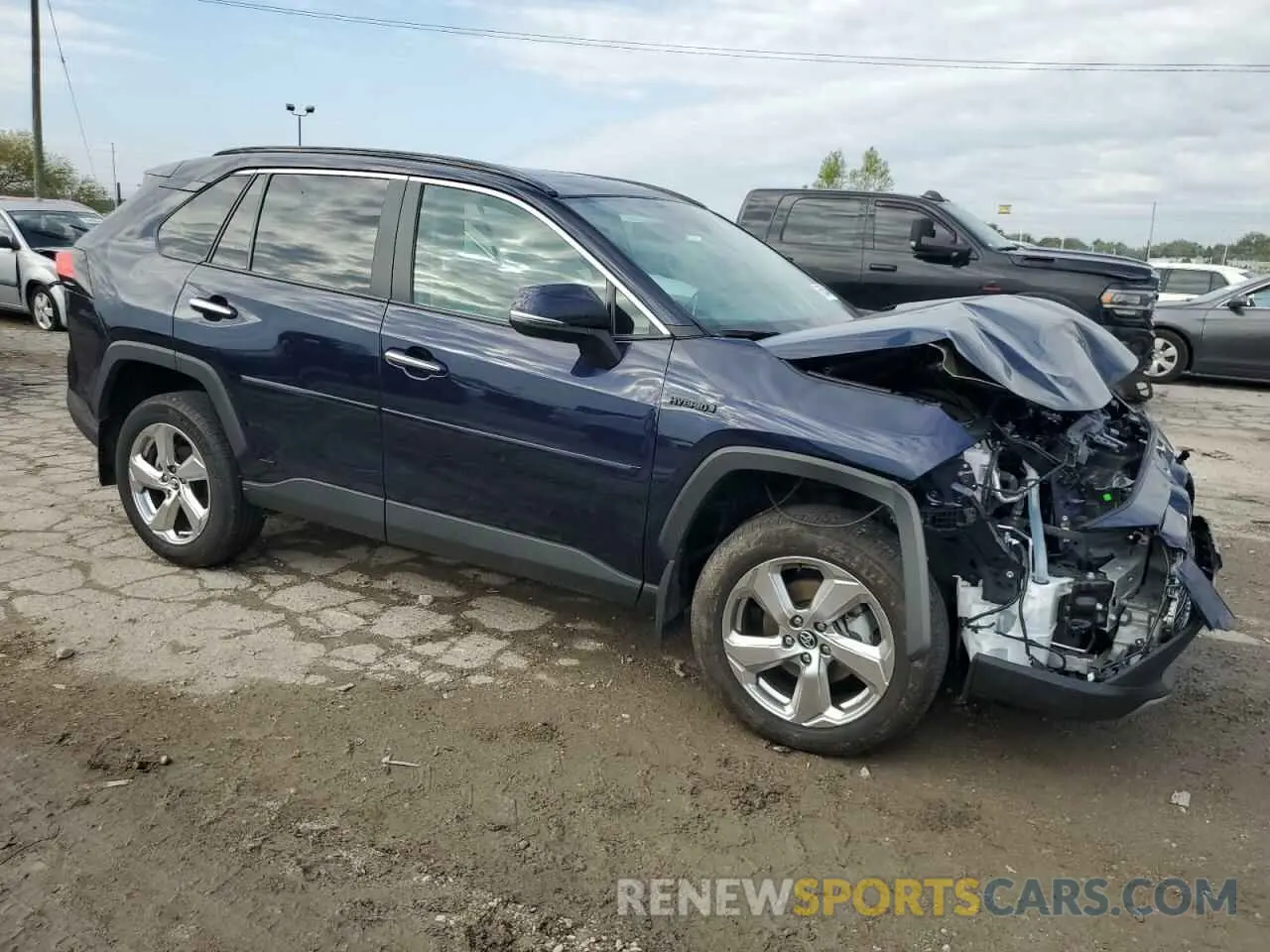 4 fotografías del automóvil dañado 4T3DWRFV8LU010251 TOYOTA RAV4 2020