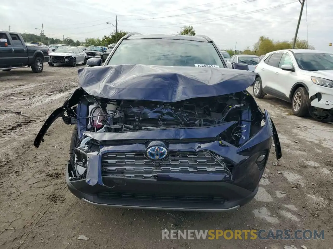 5 fotografías del automóvil dañado 4T3DWRFV8LU010251 TOYOTA RAV4 2020