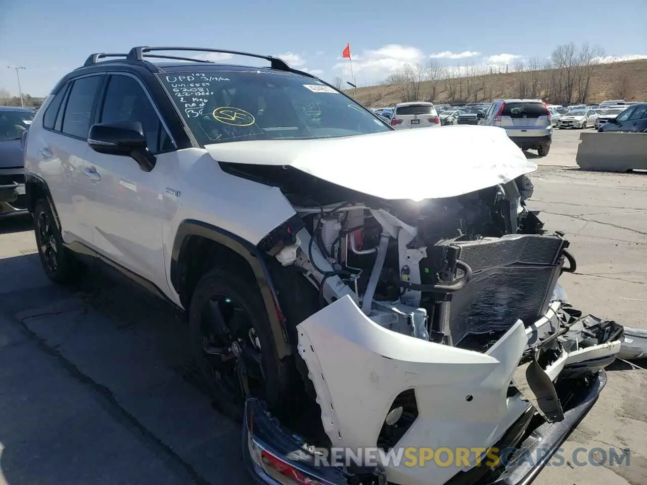 1 fotografías del automóvil dañado 4T3EWRFVXLU006559 TOYOTA RAV4 2020