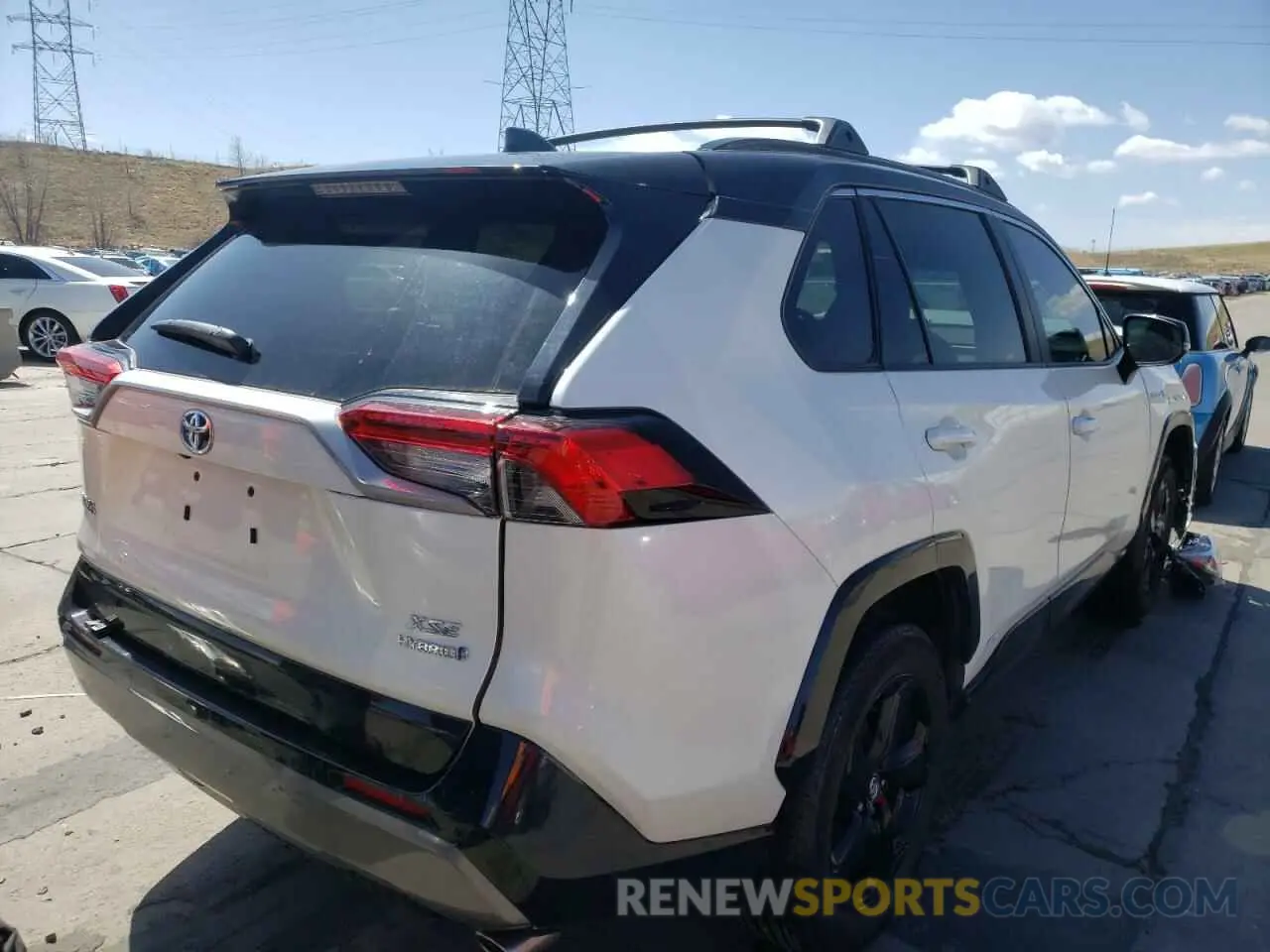 4 fotografías del automóvil dañado 4T3EWRFVXLU006559 TOYOTA RAV4 2020