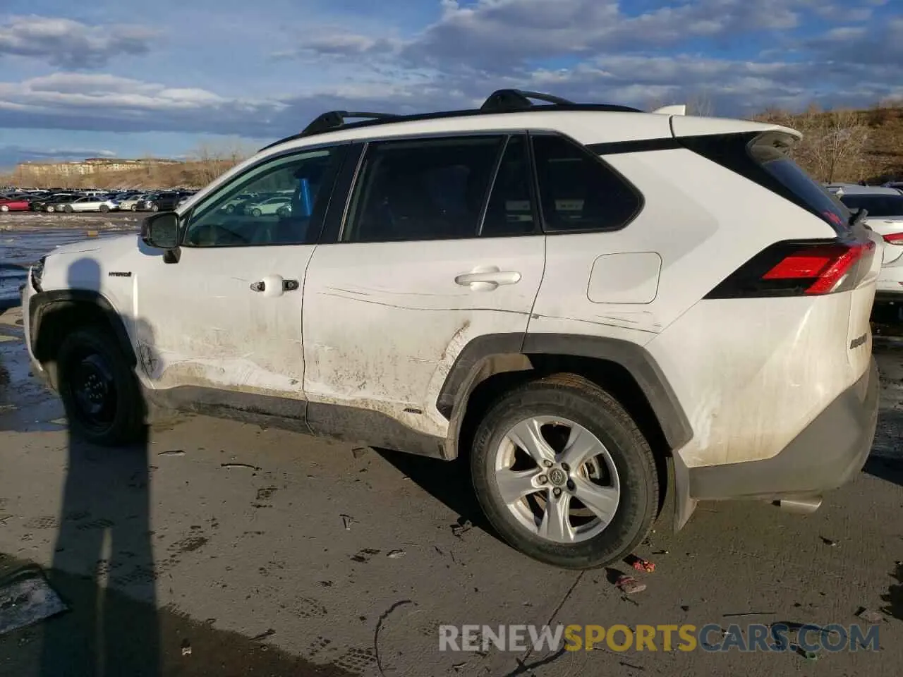 2 fotografías del automóvil dañado 4T3L6RFV0LU004486 TOYOTA RAV4 2020