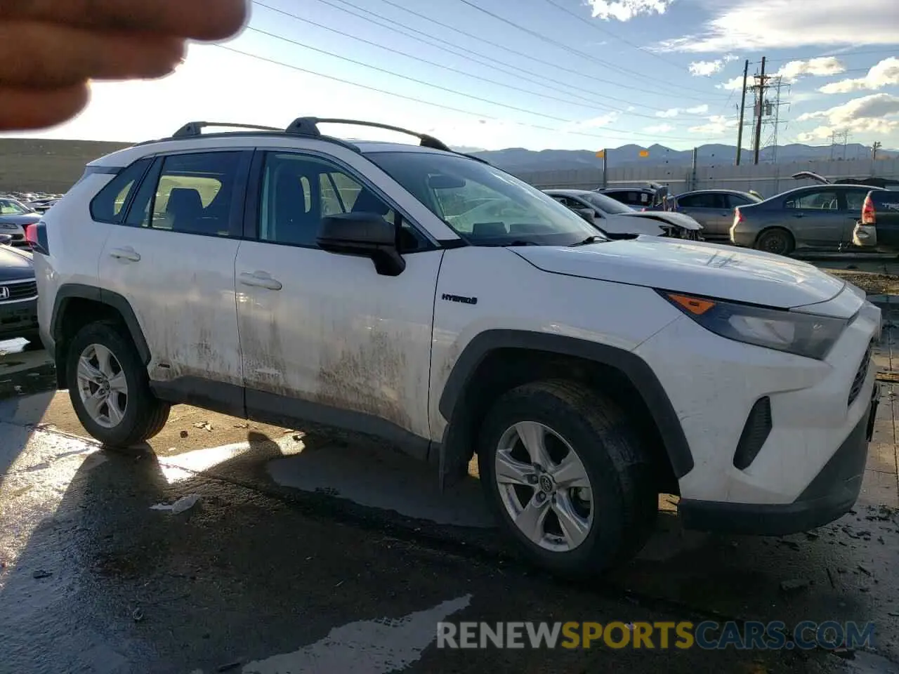4 fotografías del automóvil dañado 4T3L6RFV0LU004486 TOYOTA RAV4 2020