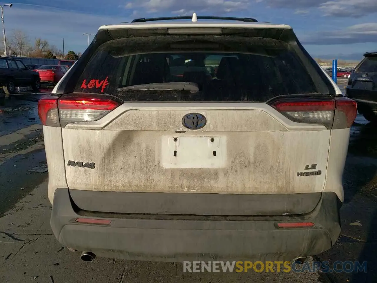 6 fotografías del automóvil dañado 4T3L6RFV0LU004486 TOYOTA RAV4 2020