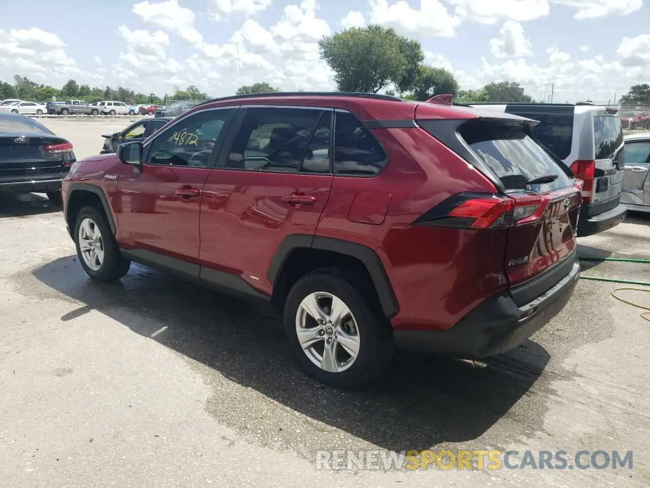 3 fotografías del automóvil dañado 4T3LWRFV3LU008838 TOYOTA RAV4 2020