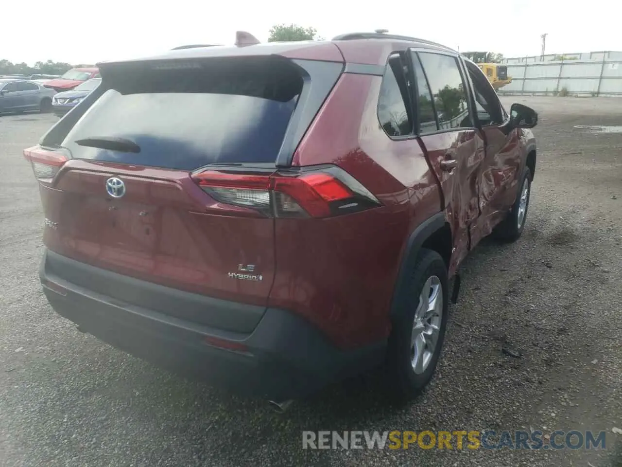 4 fotografías del automóvil dañado 4T3LWRFV3LU008838 TOYOTA RAV4 2020