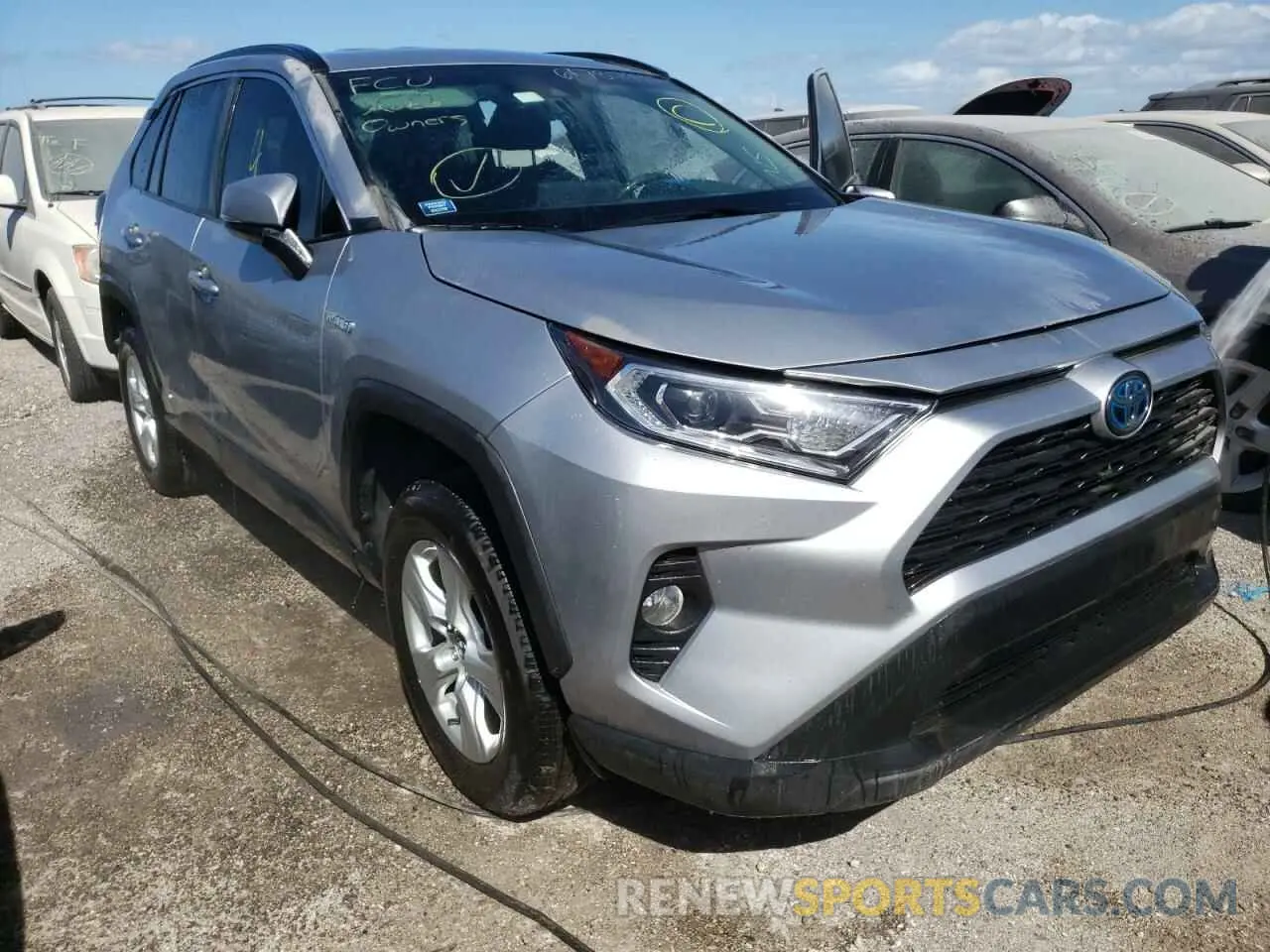 1 fotografías del automóvil dañado 4T3R6RFV2LU003687 TOYOTA RAV4 2020