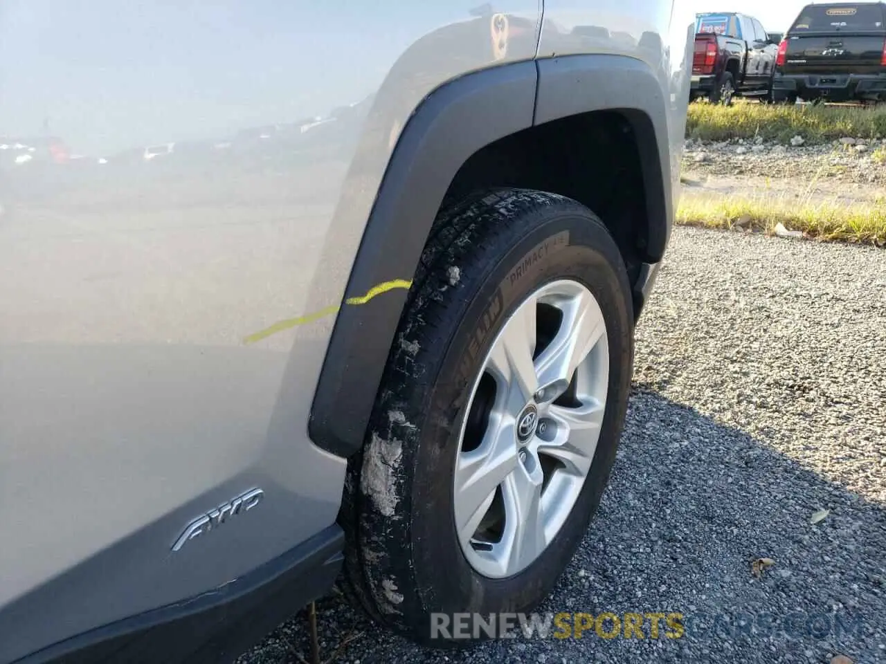 9 fotografías del automóvil dañado 4T3R6RFV2LU003687 TOYOTA RAV4 2020