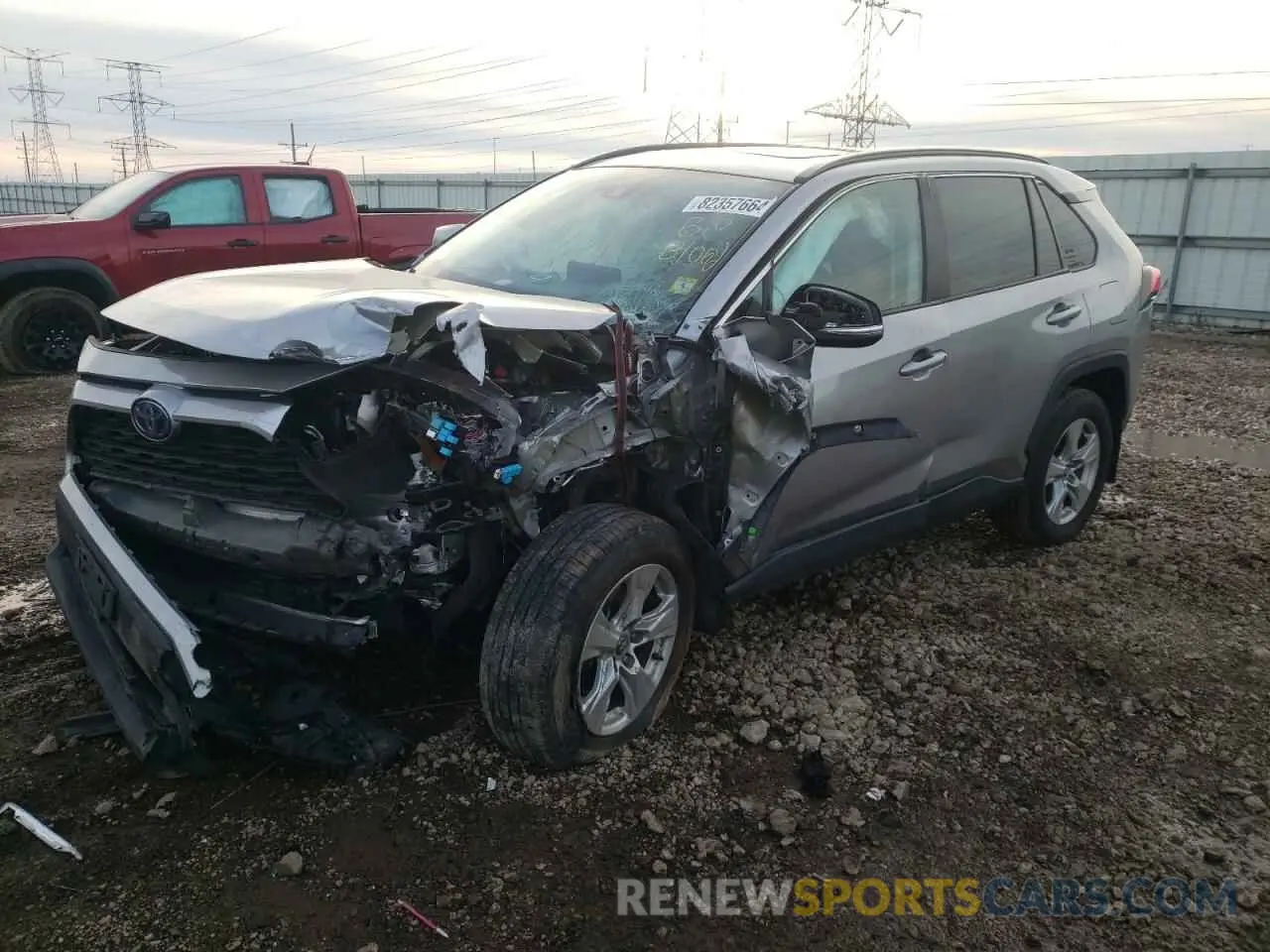 1 fotografías del automóvil dañado 4T3RWRFVXLU002142 TOYOTA RAV4 2020